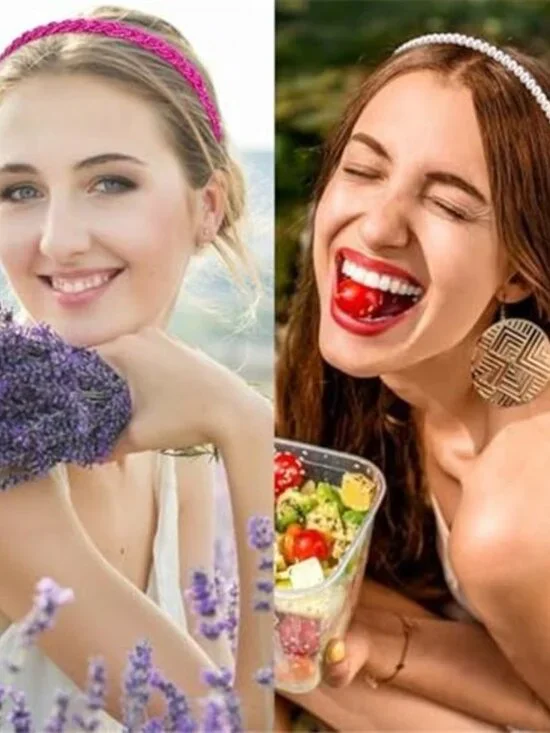 Womens Headbands Set 7 Pack Wide Stretch Hair Bands Non Slip Hair Accessories - Picture 4 of 6